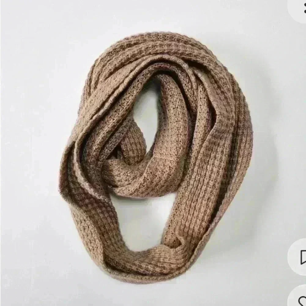 J. Crew Tan Textured Infinity scarf